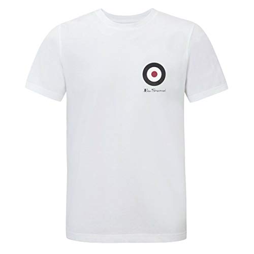 Ben Sherman 0062111 - Camiseta de manga corta para hombre Blanco blanco M