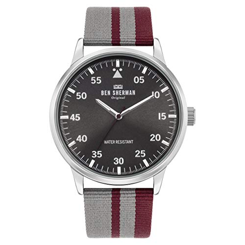 Ben Sherman Reloj Analógico para Hombre de Cuarzo con Correa en Nailon WB042ER