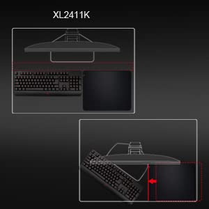 BenQ ZOWIE XL2411K Monitor Gaming | 24 pulgadas 144Hz DyAc XL Setting to Share | 120Hz Compatible para PS5 y Xbox Series X