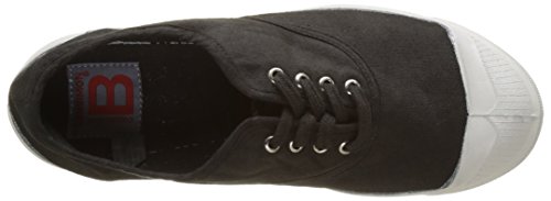 Bensimon Tennis Lacet Femme, Zapatillas Mujer, Negro (Carbone), 40 EU