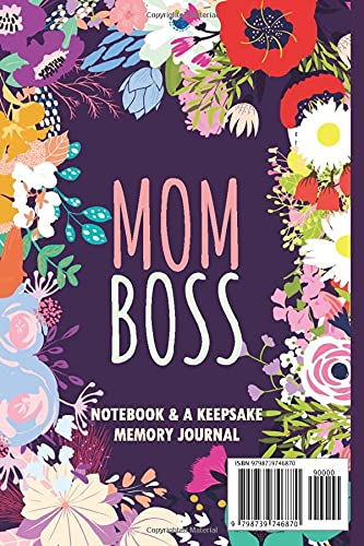 Best Mom & Product Owner Ever Notebook & Keepsake Memory Journal: Product Owner Gift For Moms For Mothers Day Birthday Christmas Thank You │ Cute Floral Blank Ruled Writing Diary