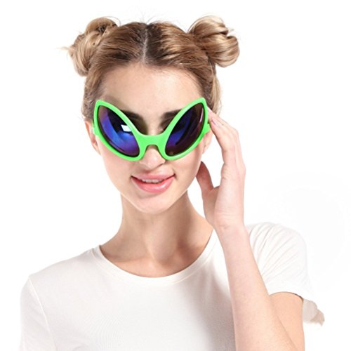 BESTOYARD Lentes alienígenas Funny Dance Party Gafas de Maquillaje para la Fiesta de Disfraces Disfraces de Halloween