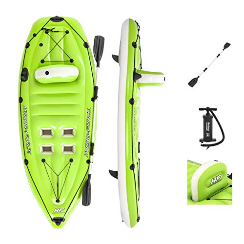 BESTWAY - Kayak Hinchable Hydro-Force Koracle 270 x 100 cm Individual con Remo y Bomba