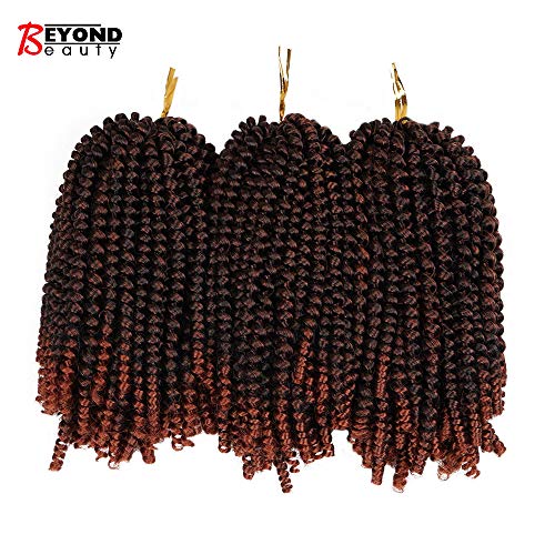 Beyond Beauty 3Packs de extensiones de cabello de primavera, color ombre para Brading (T1B 350)