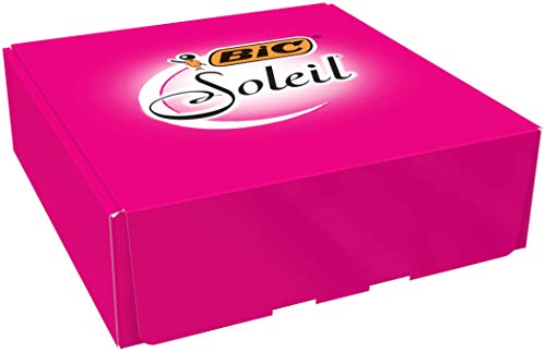 BIC - Shaving Maquinillas de Afeitar Miss Soleil Special Edition- Caja de Cuchillas de 3 Hojas de Acero Inoxidable, Multicolo, 10 Unidades