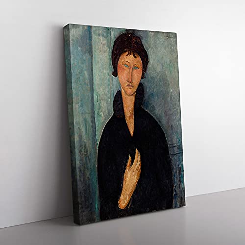 Big Box Art Amedeo Modigliani - Lienzo decorativo (76 x 50 cm), diseño de retrato de una mujer vol.8 por Amedeo Modigliani