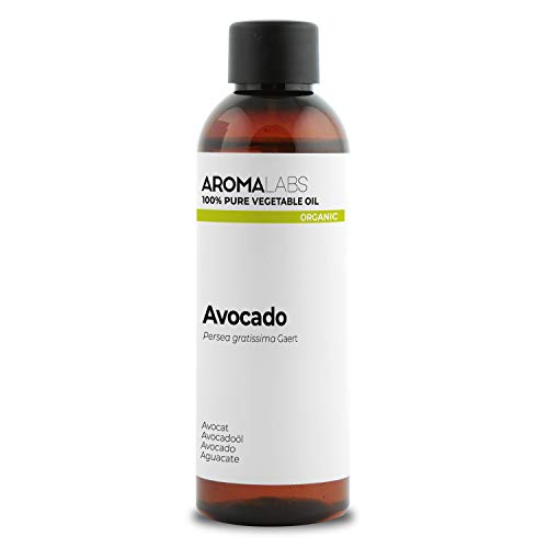 BIO - Aceite vegetale de Aguacate - 100ml - garantizado 100% puro, natural y prensado en frío - Orgánico certificado por Ecocert - Aroma Labs