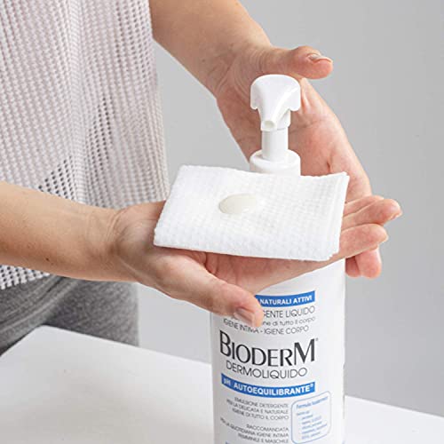 Bioderm Dermoliquido - Gel de Ducha Dermoprotector para Pieles Sensibles - Gel Baño Bebé - Apto para la Higiene Íntima Diaria de Mujer y Hombre - Sin Parabenos - Ideal para Personas Mayores - 1000 ml