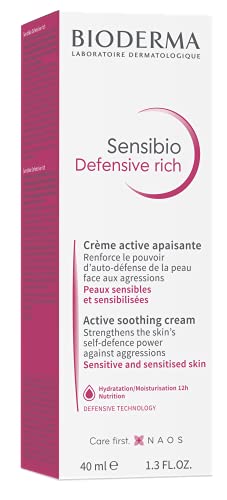 Bioderma SENSIBIO DEFENSIVE RICA crema piel sensible 40ml.