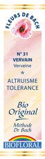 Biofloral, Flores De Bach 31 Vervain - Verbena Bio Demeter - 20 ml