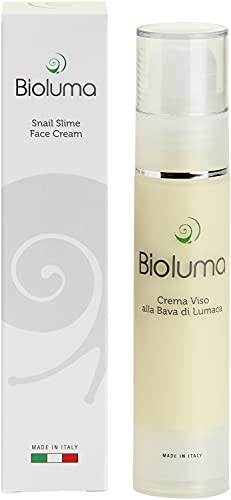 Bioluma Baba de Caracol Crema Facial Hidratante Nutritiva Anti-Envejecimiento con ácido Hialurónico Colágeno Vitaminas Piel Seca Aceitoso Mixto Adyuvante Tratamiento Antiarrugas Hombre Mujer 50ml