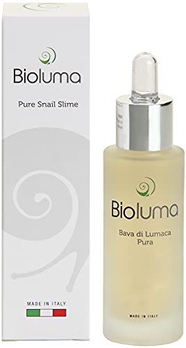 Bioluma Baba de Caracol Pura 100% Hidratante Antiedad Calmante Purificante Suero Adyuvante Tratamiento Antiarrugas Piel Seco Graso Normal Mixta Hombre Mujer para Rostro Cuello Escote 30ml