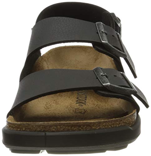 Birkenstock Sandales Milano CT Birko-Flor Desert Soil Black, Hombre, 41 EU