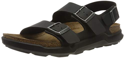 Birkenstock Sandales Milano CT Birko-Flor Desert Soil Black, Hombre, 41 EU