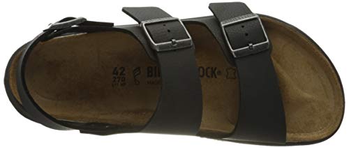 Birkenstock Sandales Milano CT Birko-Flor Desert Soil Black, Hombre, 41 EU