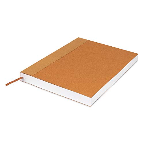 Bloc de Notas con Hojas a Rayas – para Repuesto de Cuaderno A5 de Cuero Genuino de Moonster – Libreta A5 con Hojas de 70 g/m² e Inserciones Fresadas – Cuaderno de Notas de 21 x 15 cm y 320 Páginas