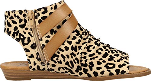 Blowfish Balla, Sandalia con taln Mujer, Natural Leopard Grasslands Sand Dyecut 385, 38 EU