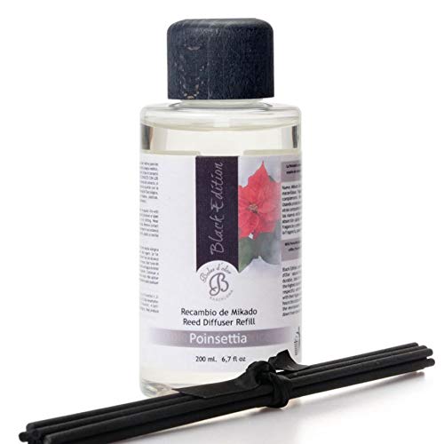 BOLES D'OLOR Poinsettia - Recambio de Mikado Black Edition 200 ml.