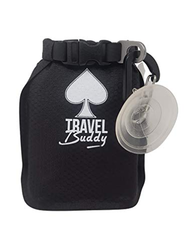 Bolsa de Viaje para Jabón en Barra Ace Travel Buddy con Mosquetón y Gancho con Ventosa | ¡Impermeable, Ultraligero, ducharse en campamentos!