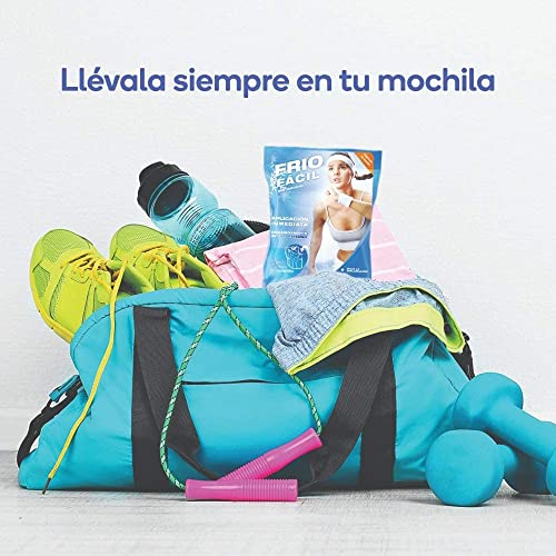 Bolsa Frío Pack Sport Instantáneo Fabricado en España, 14x19cm, 6 Unidades