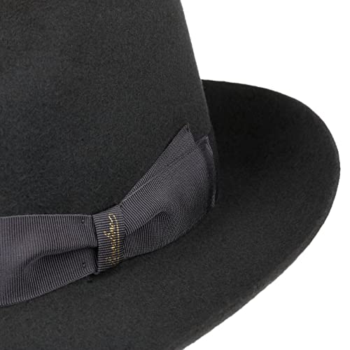 Borsalino Sombrero Fedora 50 Gramos by Sombreros de fieltrosombrero Hombre (61 cm - Gris Oscuro)