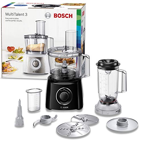 Bosch MCM3201B MultiTalent3, Procesador de Alimentos, 800 W, Color Negro