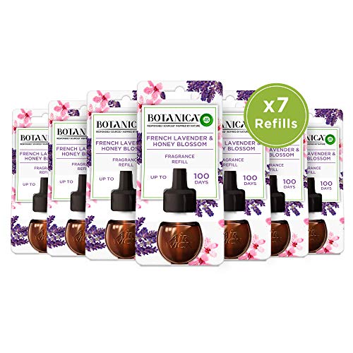 Botanica by Air Wick - Aceite aromático para difusor eléctrico de rosas, geraneo africano y rosa