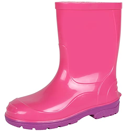 Botas de agua de color rosa con suela violeta Oli LEMIGO 30 EU