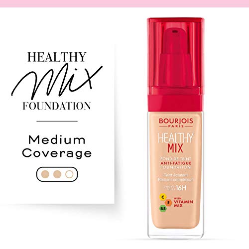 Bourjois Healthy Mix Foundation, Base de maquillaje, Tono 52,5 - 30ml