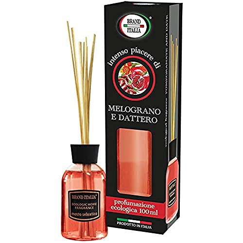 Brand Italia - Difusor de varillas con aroma a granada, 200 g