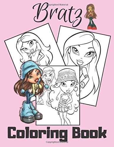 Bratz: Coloring Book For Girls : Amazing Bratz Coloring Book For Kids ages