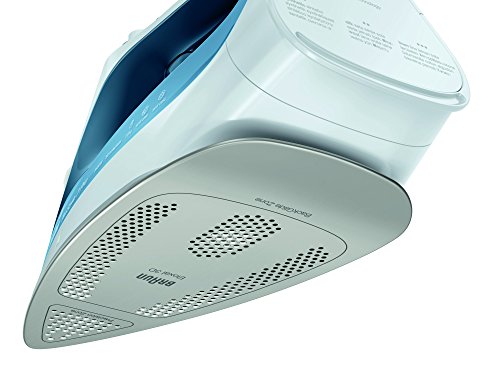 Braun Texstyle 7 Pro SI7062BL - Plancha para la Ropa de Vapor de 2600W con Suela Bidireccional Eloxal 3D, Golpe de Vapor de 225gr/min, Sistema Antical y Antigoteo, Color Azul