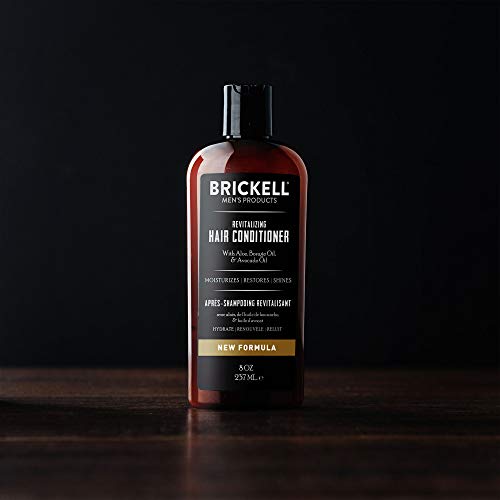Brickell Men’s Products – Acondicionador Revitalizador de Cabello para Hombres – Natural y Orgánico – 236 ml