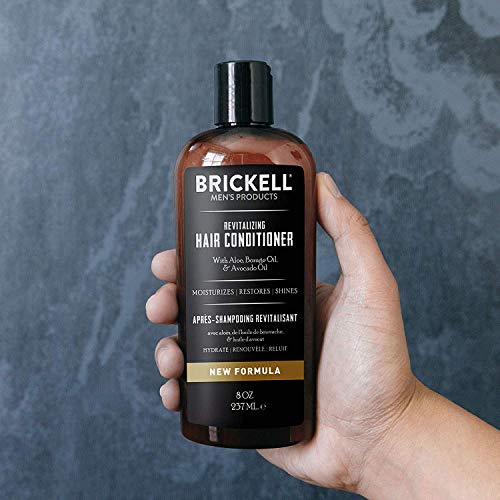 Brickell Men’s Products – Acondicionador Revitalizador de Cabello para Hombres – Natural y Orgánico – 236 ml