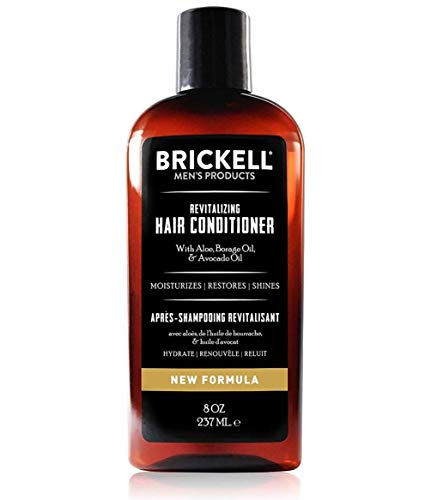 Brickell Men’s Products – Acondicionador Revitalizador de Cabello para Hombres – Natural y Orgánico – 236 ml