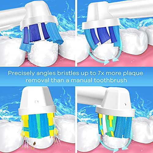 Brightdeal Cabezales de Repuesto para Braun Oral B Cepillo de Dientes Electricos - Recambios Cepillo Compatible con Oral-B Dientes Eléctrico ,5 Precision,5 Floss-10 Unidades