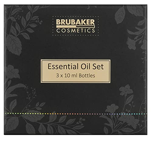 BRUBAKER Cosmetics Set de 3 Aceite de Argan - Pelo sano, Pestañas Largas y Gran Piel - Set de Regalo de Aceites Esenciales 3 x 10 ml Aceite de Argan Natural y Vegano