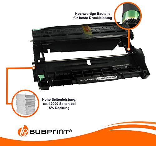 Bubprint 2 Cartucho Tóner y Tambor Compatible para Brother TN-2320 DR-2300 para DCP-L2500D DCP-L2520DW DCP-L2540DN DCP-L2560DW HL-L2300D HL-L2340DW HL-L2360DN HL-L2365DW MFC-L2700DN MFC-L2700DW