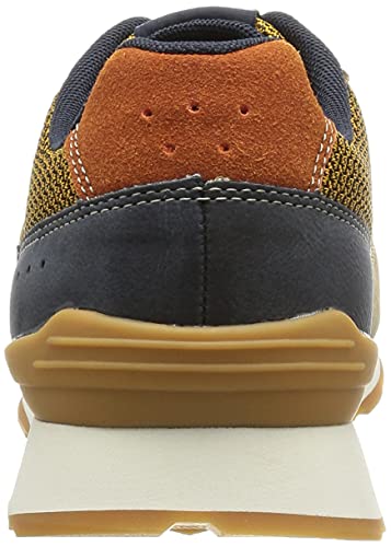 bugatti Soho, Zapatillas Hombre, Gris (Pardo)/Amarillo, 44 EU