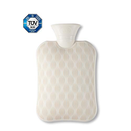 BYXAS Botella de agua caliente con tapa suave-2.0L Bolsa de agua de PVC sin BPA, material superior sin olor, ideal para el alivio del dolor