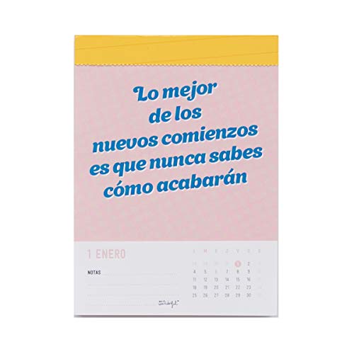 Calendario de sobremesa día por página - Hacer de