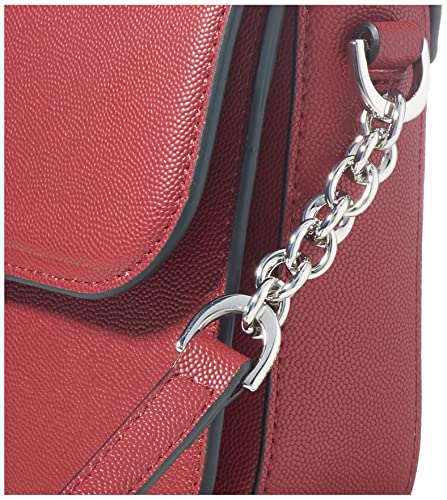 Calvin Klein Focused Top Handle Xbody Kaviar, Bolsas para Mujer, Red, Medium