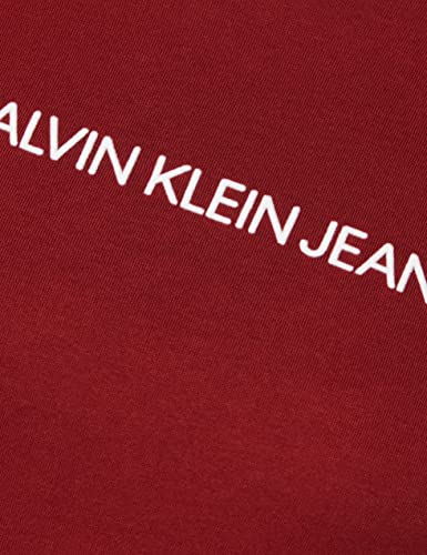 Calvin Klein Jeans Shrunken Institutional LS Tee, Camiseta para Mujer, Rojo (Virginia Red), XS