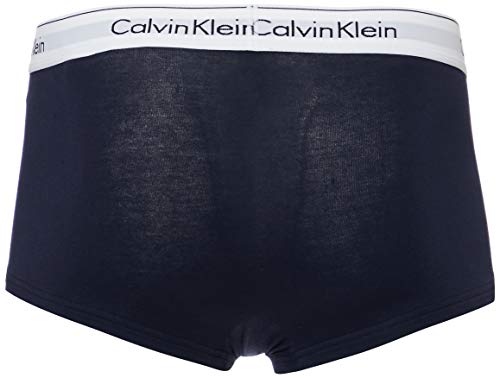 Calvin Klein Low Rise Trunk 2pk Calzoncillos, Lost Blue, North Star, XL para Hombre