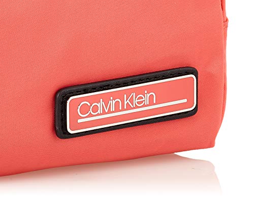 Calvin Klein - Primary Washbag, Organizadores de bolso Mujer, Rojo (Coral), 1x1x1 cm (W x H L)