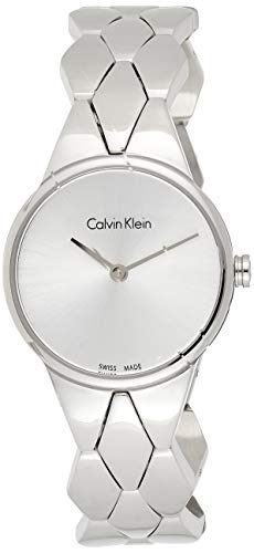 Calvin Klein Reloj Analogico para Mujer de Cuarzo con Correa en Acero Inoxidable K6E23146