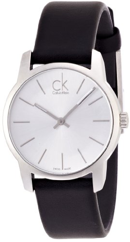 Calvin Klein – Reloj de Pulsera analógico para Mujer, de Cuarzo y Piel K2G231C6