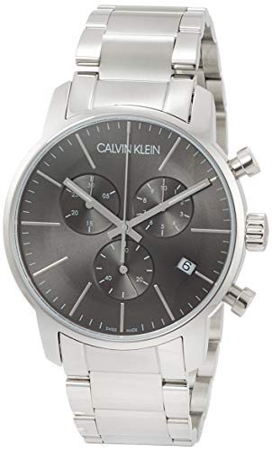 Calvin Klein – Reloj de Pulsera Hombre cronógrafo Cuarzo Acero Inoxidable k2g27143