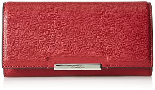 Calvin Klein Ropa Deportiva, Accesorio Billetera de Viaje para Mujer, Red, Talla única