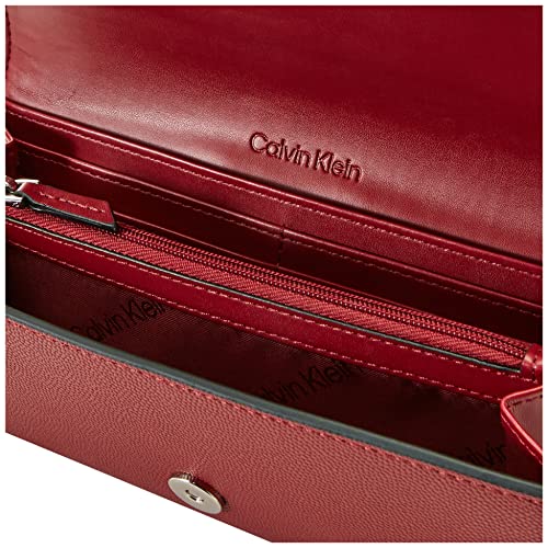 Calvin Klein Ropa Deportiva, Accesorio Billetera de Viaje para Mujer, Red, Talla única